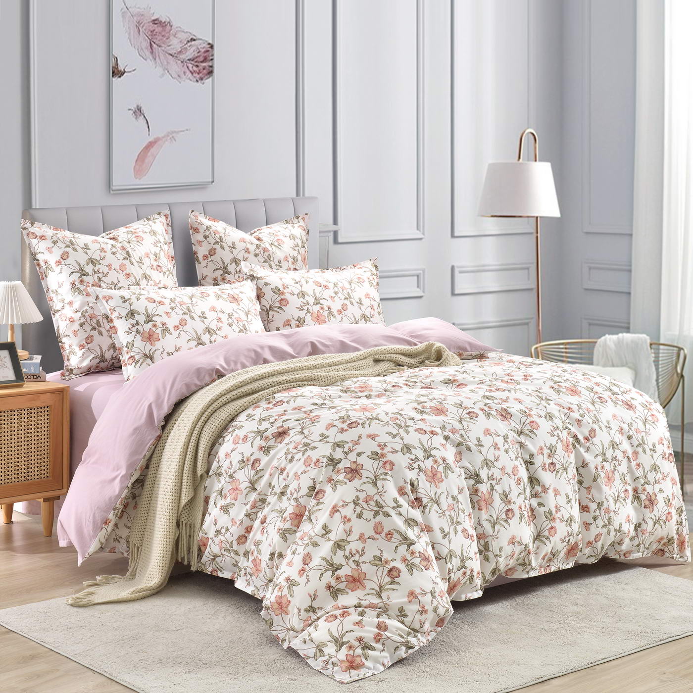 Постельное белье  Софи де Марко сатин печать евро  Гвинет арт 5630