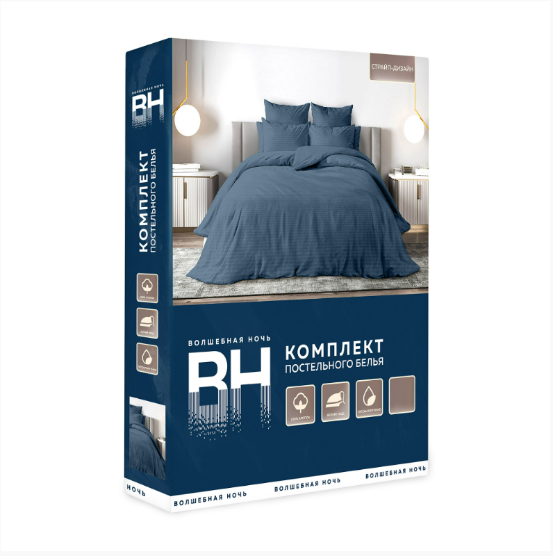 Постельное белье "LAGUNA”, ранфорс Волшебная ночь семейное