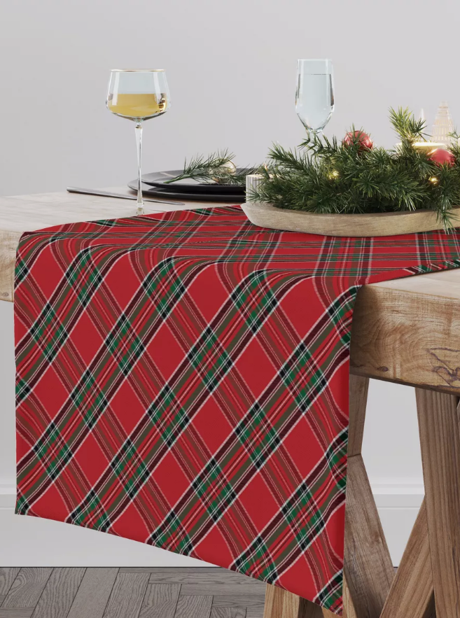 Дорожка Сервировочная  Традиция НГ 40*145 см. Шотландка