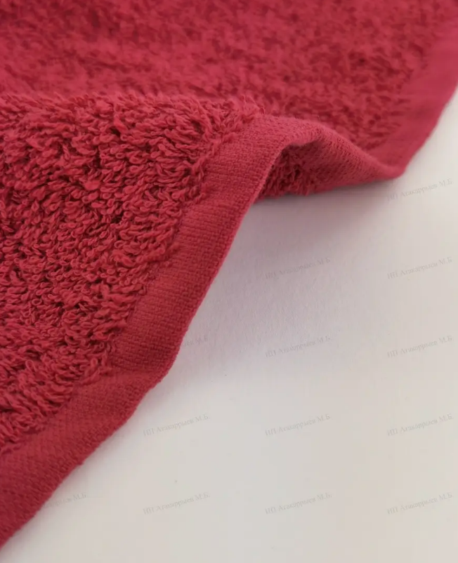 Полотенце-простыня махровое Туркмения 2.0 спальное бордо