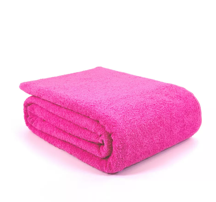 Полотенце махровое Туркмения 70*140 (70*135) см малина