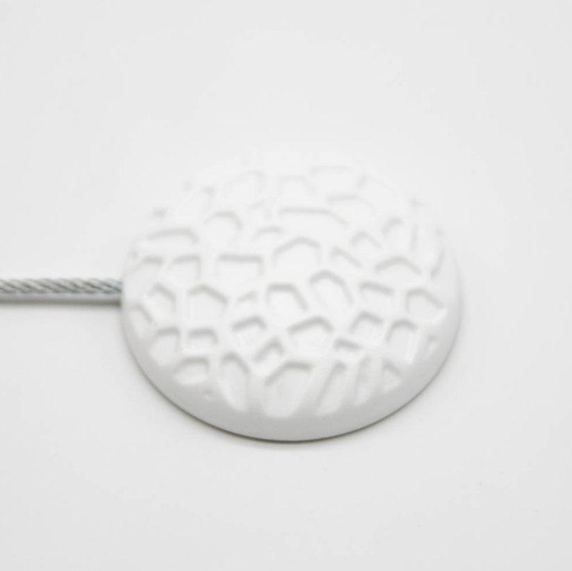 Магнит на тросе Сота №77 (белый матовый), 1 шт 