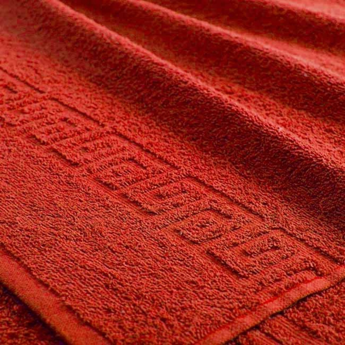 Полотенце махровое Туркмения 40х70 см красное