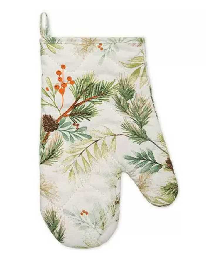 Прихватка Традиция Рукавица НГ стеганная лес