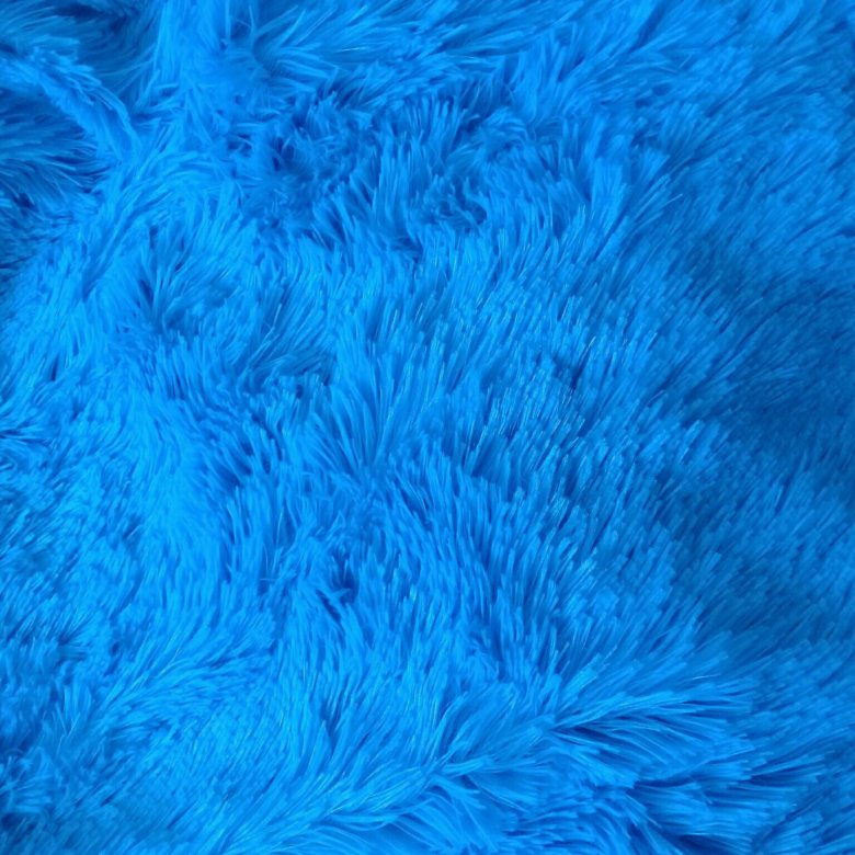 Плед меховой голубой 160Х220 см