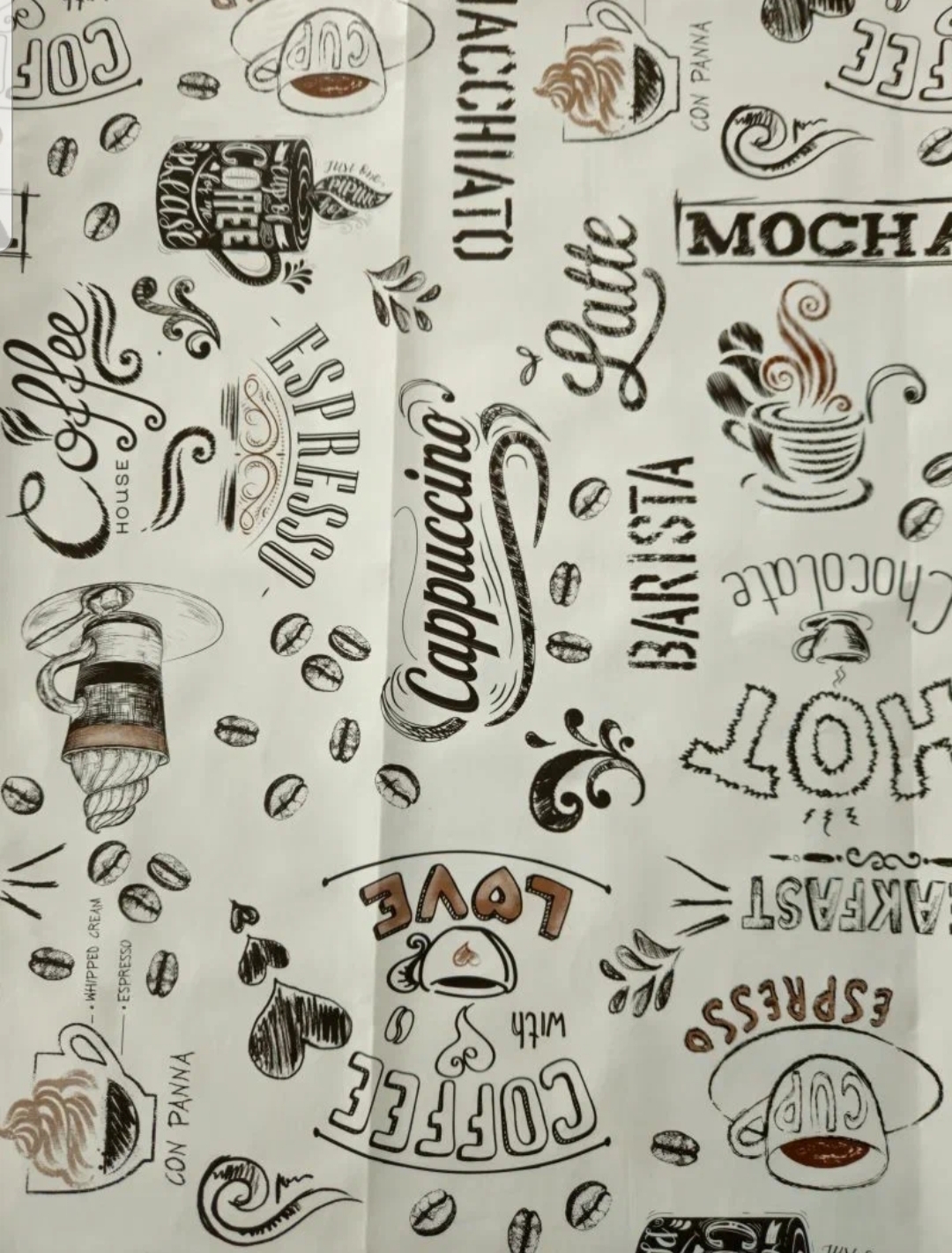 Скатерть ПВХ на нетканой основе 140*140 см кофе