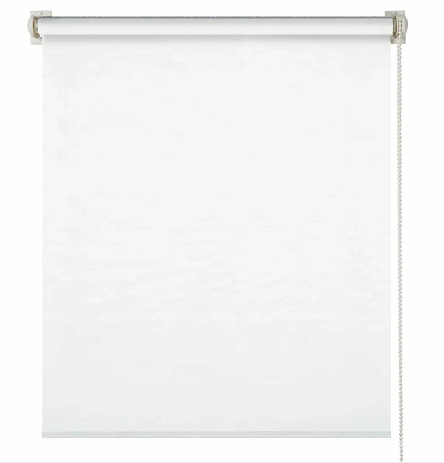 Рулонная штора проницаемая 120*160 см  белый