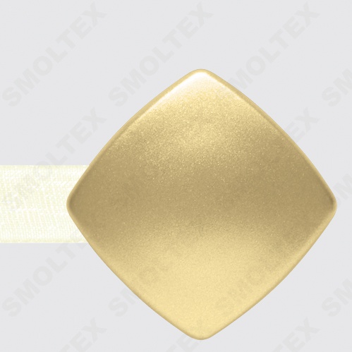 Магнит на леске/ленте №4(квадрат) золото матовое, 1 пара