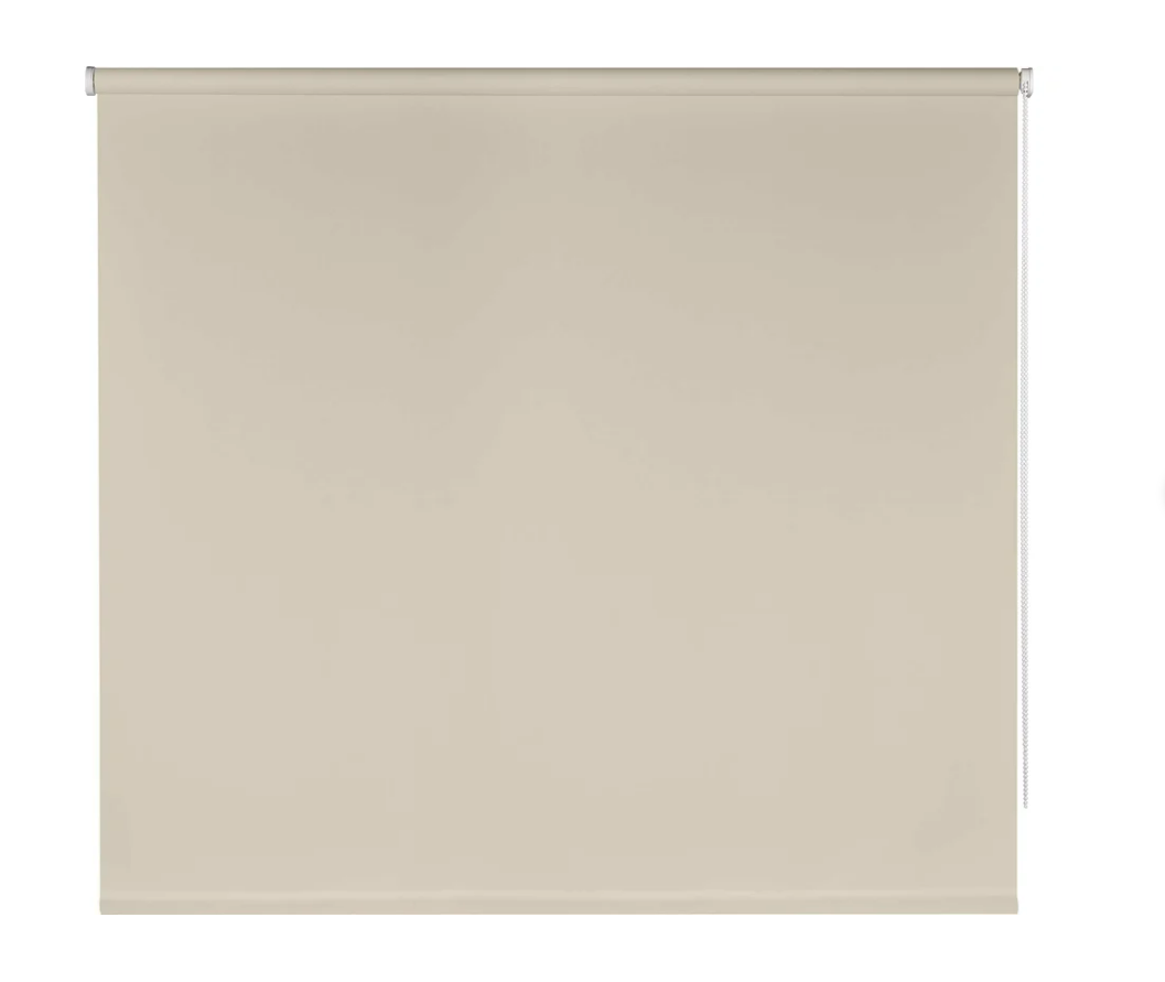 Рулонная штора проницаемая 120*160 см  натуральный