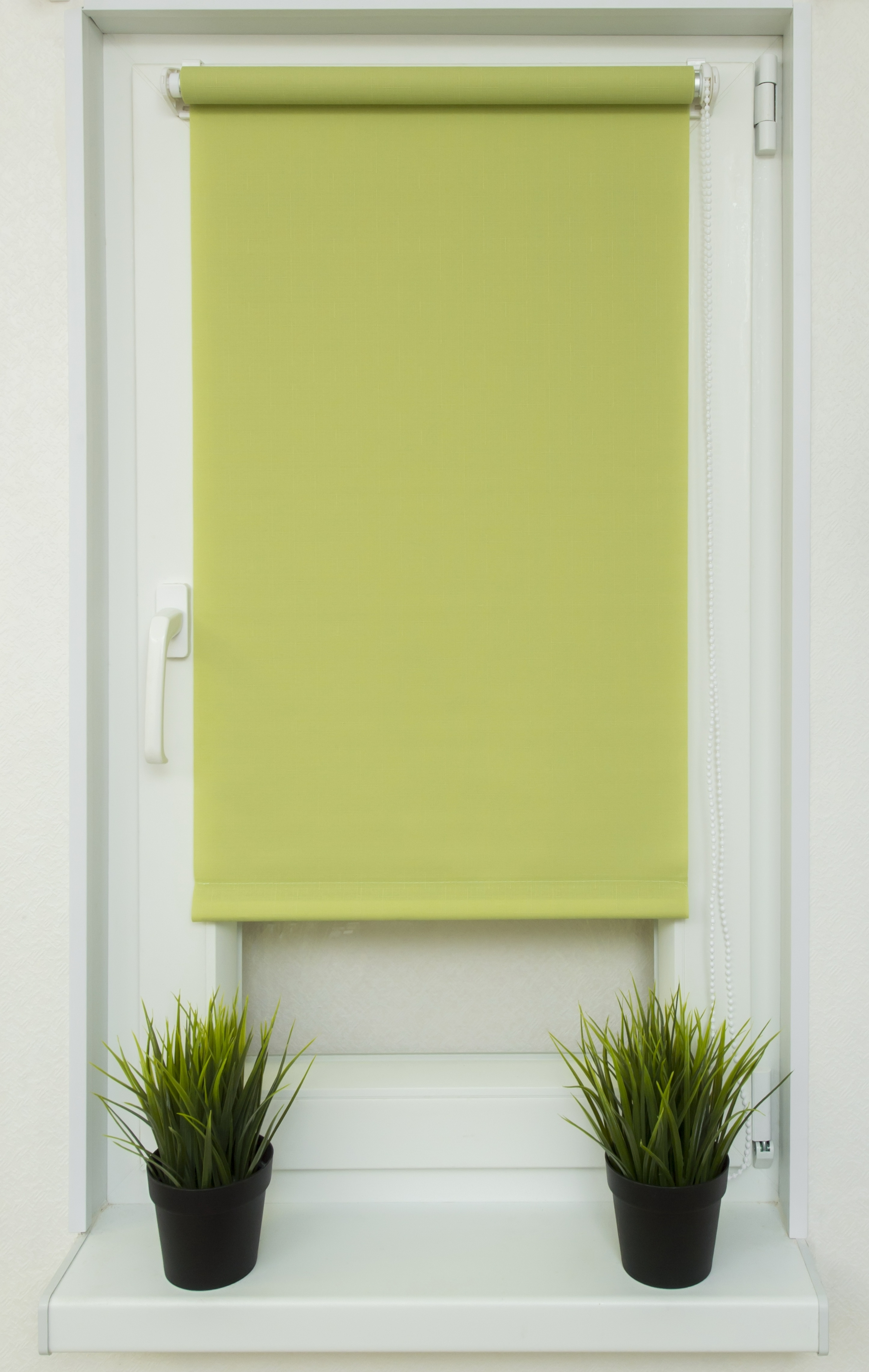 Рулонная штора проницаемая 160*175 см  зеленый