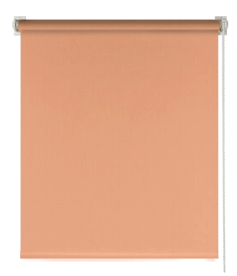 Рулонная штора проницаемая 95*150 см (90*160 см) персик