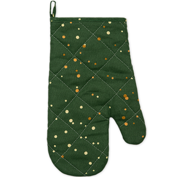 Прихватка Традиция Рукавица НГ стеганная конфетти