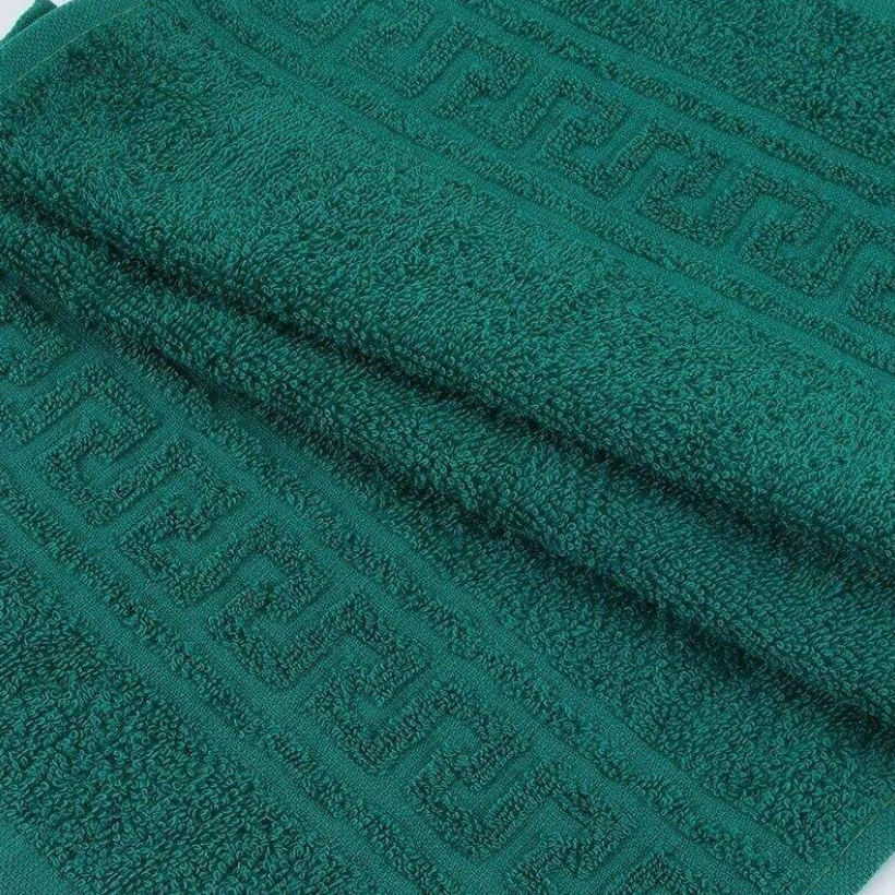 Полотенце махровое Туркмения 100*180 (100*150) см изумруд