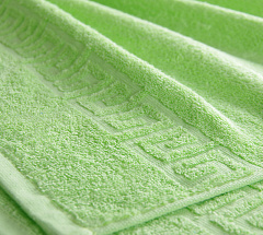 Полотенце махровое Туркмения 100*180 (100*150) см салатовый