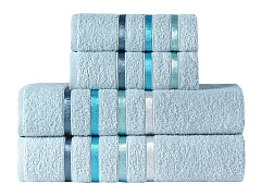 Комплект махровых полотенец BALE (50х80 см-2, 70х140 см-2) ментол