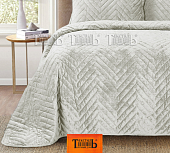 Покрывало велюр Фернанд 230 х250 см (1 шт) наволочка 50х70 см (2 шт)см  арт. 04