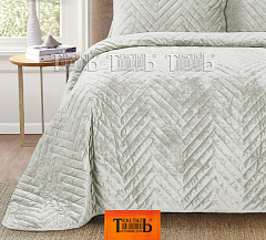 Покрывало велюр Фернанд 230 х250 см (1 шт) наволочка 50х70 см (2 шт)см  арт. 04