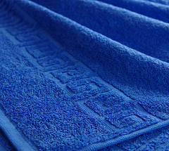 Полотенце махровое Туркмения 70*140 (70*135) см темно-синий