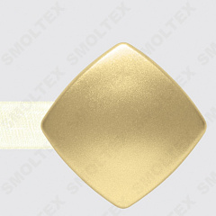 Магнит на леске/ленте №4(квадрат) золото матовое, 1 пара