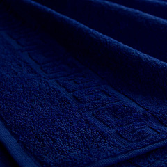 Полотенце-простыня махровое Туркмения 1.5 сп темно-синее