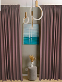 Шторы на ленте "Блэкаут Дэн" 2,5х2,0 (2 шт) горький шоколад