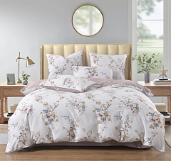 Постельное белье  Софи де Марко сатин печать семейный  Адель ( пудра) арт 7Е 