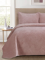 Покрывало велюр Фернанд Лайт 230 х250 см (1 шт) наволочка 50х70 см (2 шт)см  арт. 33