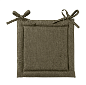 Подушка на стул "Рогожка" мокко