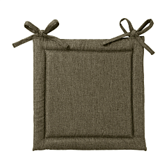 Подушка на стул "Рогожка" мокко