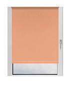 Рулонная штора проницаемая 95*150 см (90*160 см) персик