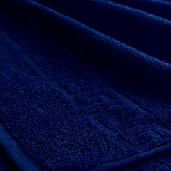 Полотенце махровое Туркмения 100*180 (100*150) см темно-синее