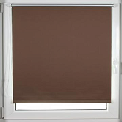 Рулонная штора светонепроницаемая 72*150 см (70*160 см ) шоколад