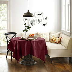 Скатерть Рогожка Волшебная Ночь 165*200см Бордо