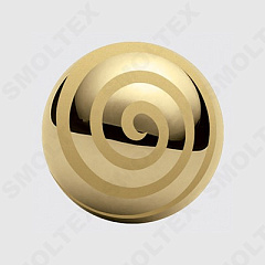 Магнит на леске/ленте №2 Б (круг) спираль золото блеск , 1 пара