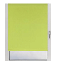 Рулонная штора проницаемая 61*150 см (60*160 см) зеленая