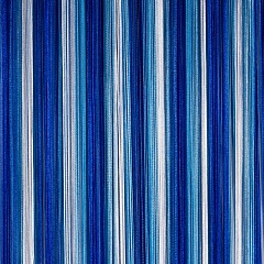 Кисея Радуга бело-голубо-синяя, арт. 1-11-208