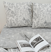Простыня поплин Премиум  евро (240х217 см,)  Флора