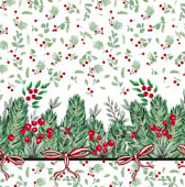 Полотенце 37*70 см Традиция НГ декор Зимний сон