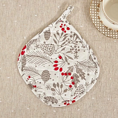 Прихватка Традиция НГ зимняя рябина 20х20 см.