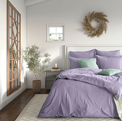 Постельное белье "Iris", меланж Абсолют евро