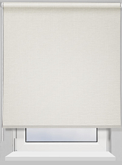 Рулонная штора светонепроницаемая 95*150 см (90*160 см ) белый