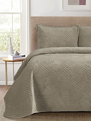 Покрывало велюр Фернанд Лайт 230 х250 см (1 шт) наволочка 50х70 см (2 шт)см  арт. 03