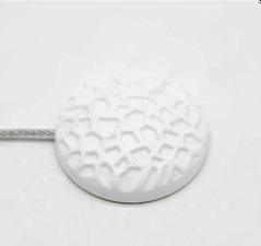 Магнит на тросе Сота №77 (белый матовый), 1 шт 