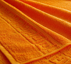 Полотенце махровое Туркмения 50х90 см апельсин